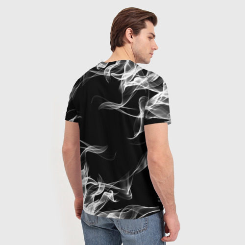 Мужская футболка 3D с принтом Ведьмак, вид сзади #2