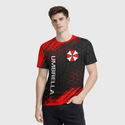 Мужская футболка 3D Umbrella Corp - фото 2