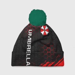 Шапка 3D c помпоном Umbrella Corp