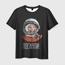 Мужская футболка 3D Гагарин