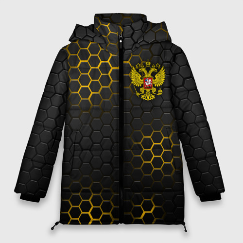 Женская зимняя куртка Oversize Россия, цвет черный