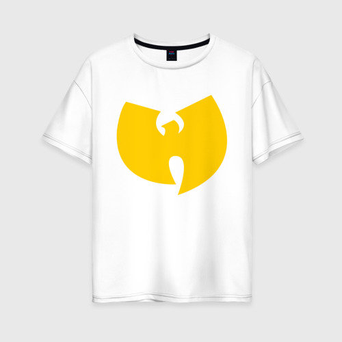 Женская футболка из хлопка оверсайз с принтом Wu-Tang Clan, вид спереди №1