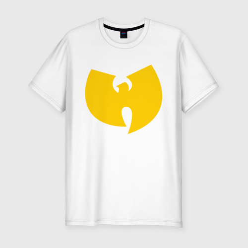 Мужская приталенная футболка из хлопка с принтом Wu-Tang Clan, вид спереди №1