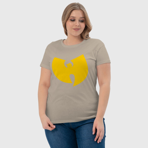 Женская футболка хлопок с принтом Wu-Tang Clan, фото #4
