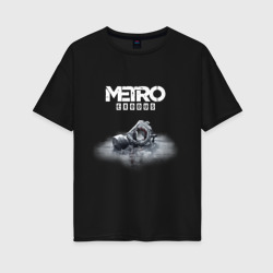 Женская футболка хлопок Oversize Metro Exodus