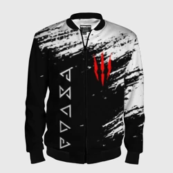 Мужской бомбер 3D Герой сериала Ведьмак