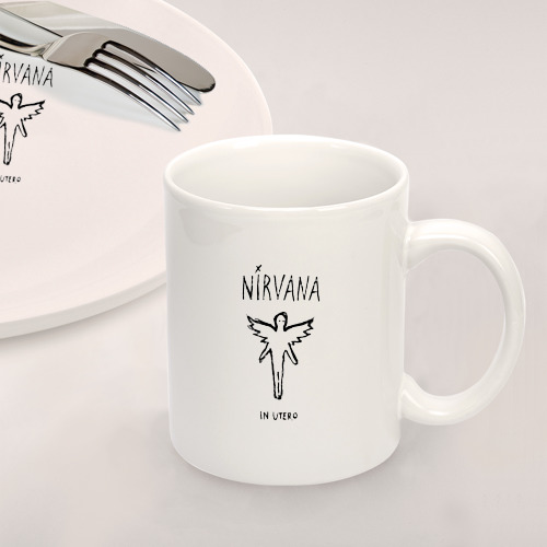 Набор: тарелка + кружка Nirvana In utero - фото 2