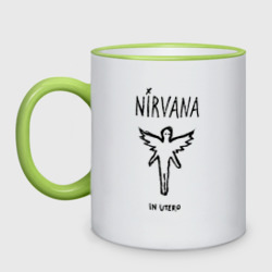 Кружка двухцветная Nirvana In utero