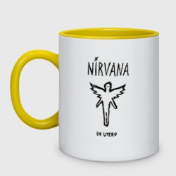 Кружка двухцветная Nirvana In utero