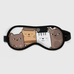 Маска для сна 3D Котейки