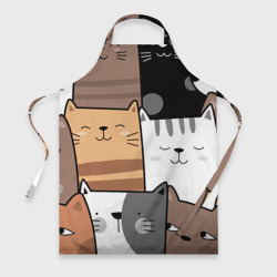 Фартук 3D Котейки