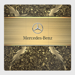 Магнитный плакат 3Х3 Mercedes gold Мерседес голд