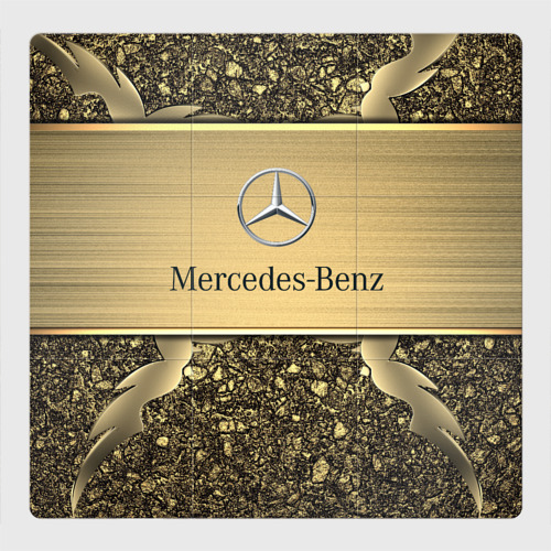 Магнитный плакат 3Х3 Mercedes gold Мерседес голд