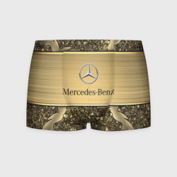 Мужские трусы 3D Mercedes gold Мерседес голд