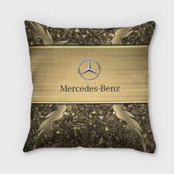 Подушка 3D Mercedes gold Мерседес голд