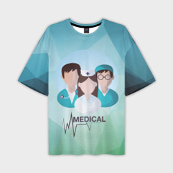 Мужская футболка oversize 3D Medical