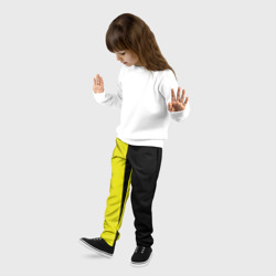 Детские брюки 3D Black yellow черно желтый - фото 2