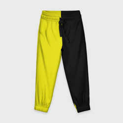 Детские брюки 3D Black yellow черно желтый