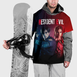 Накидка на куртку 3D Resident Evil 2 Леон Кеннеди и Клэр