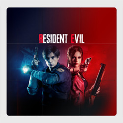 Магнитный плакат 3Х3 Resident Evil 2 Леон Кеннеди и Клэр