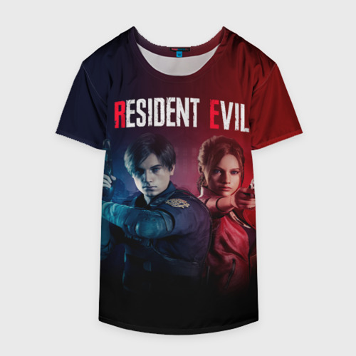 Накидка на куртку 3D Resident Evil 2 Леон Кеннеди и Клэр, цвет 3D печать - фото 4