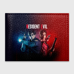 Обложка для студенческого билета Resident Evil 2 Леон Кеннеди и Клэр