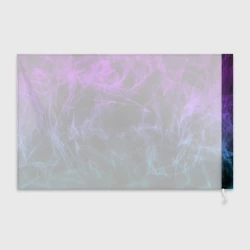 Флаг 3D Neon smokes stripes неоновые волны - фото 2