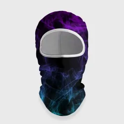 Балаклава 3D Neon smokes stripes неоновые волны