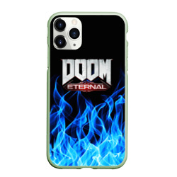Чехол для iPhone 11 Pro Max матовый Doom eternal