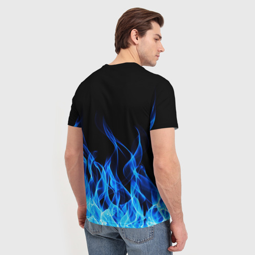 Мужская футболка 3D с принтом DOOM ETERNAL, вид сзади #2