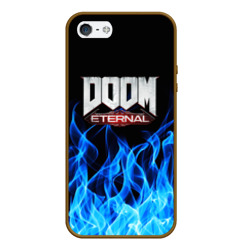 Чехол для iPhone 5/5S матовый Doom eternal