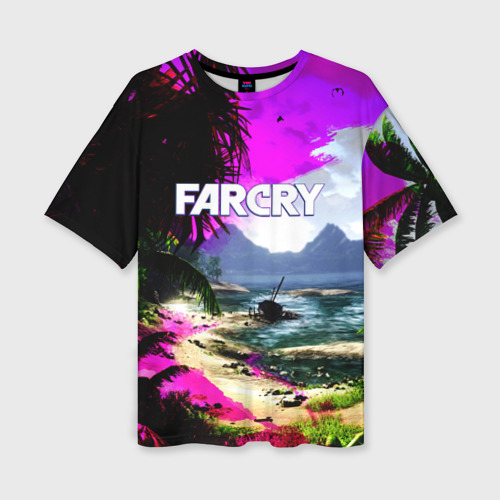 Женская футболка oversize 3D Farcry, цвет 3D печать