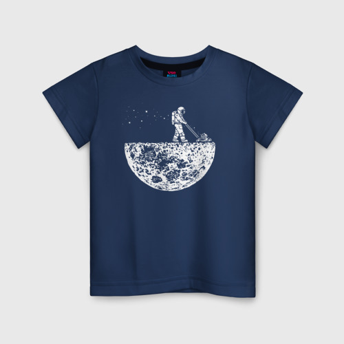 Детская футболка хлопок Стрижет луну