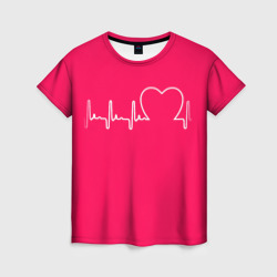 Халат Кардиолога – Женская футболка 3D с принтом купить со скидкой в -26%