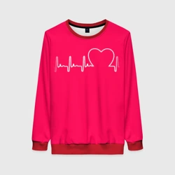 Женский свитшот 3D Халат Кардиолога