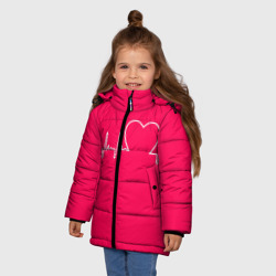 Зимняя куртка для девочек 3D Халат Кардиолога - фото 2
