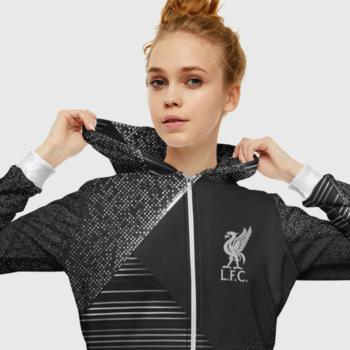 Женская толстовка 3D на молнии LIVERPOOL F.C. | ЛИВЕРПУЛЬ - фото 5