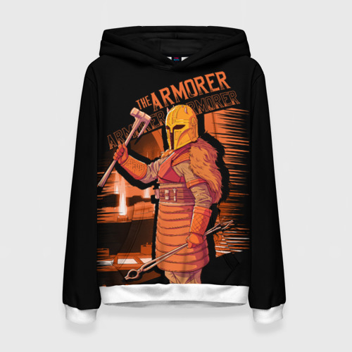 Женская толстовка 3D The Armorer (The Mandalorian) Фото 01 Женская толстовка 3D The Armorer (The Mandalorian) Фото 01