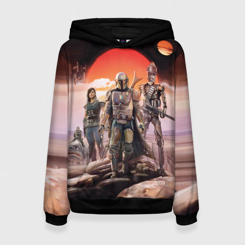 Женская толстовка 3D The Mandalorian Фото 01 Женская толстовка 3D The Mandalorian Фото 01