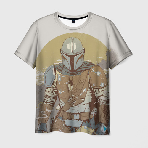 Мужская футболка 3D The Mandalorian Фото 01 Мужская футболка 3D The Mandalorian Фото 01