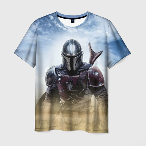 Мужская футболка 3D The Mandalorian Фото 01 Мужская футболка 3D The Mandalorian Фото 01