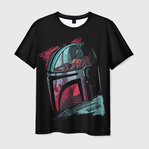Мужская футболка 3D The Mandalorian Фото 01 Мужская футболка 3D The Mandalorian Фото 01