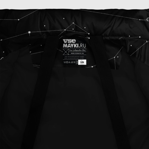 Женская зимняя куртка Oversize NASA, цвет черный - фото 7