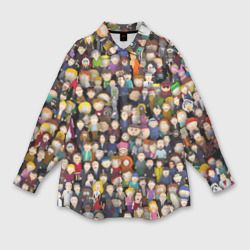 Женская рубашка oversize 3D Персонажи South Park