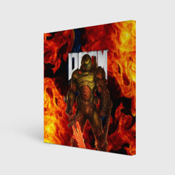 Холст квадратный Doom eternal