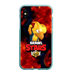 Чехол для iPhone XS Max матовый Brawl Stars crow Phoenix ворон