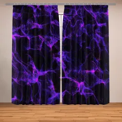 Фотошторы Purple digital smoke neon