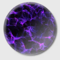 Значок Purple digital smoke neon