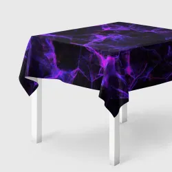 Скатерть 3D Purple digital smoke neon