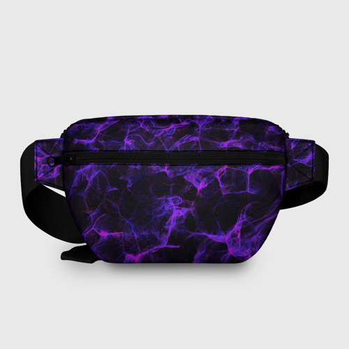 Поясная сумка 3D Purple digital smoke neon - фото 2